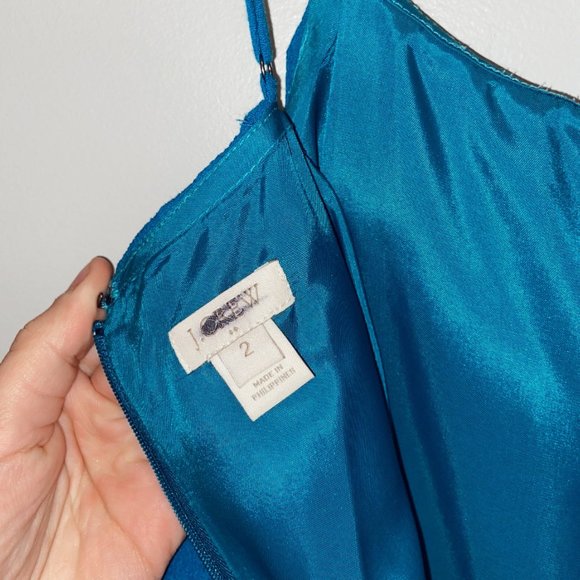 J. Crew Factory Tiered Cocktail Dress Sz 2 - Picture 6 of 6